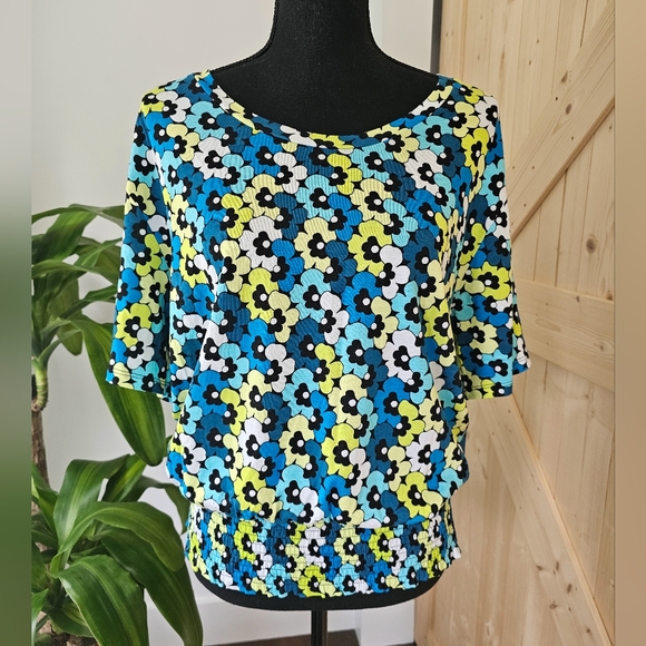 MICHAEL Michael Kors size XL floral women's top‎ - Picture 1 of 7